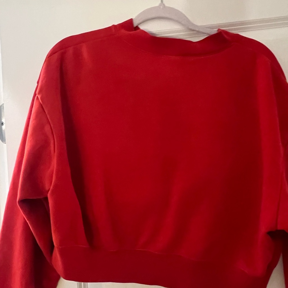 Nike Red Women's Sweatshirt - Picture 12 of 15